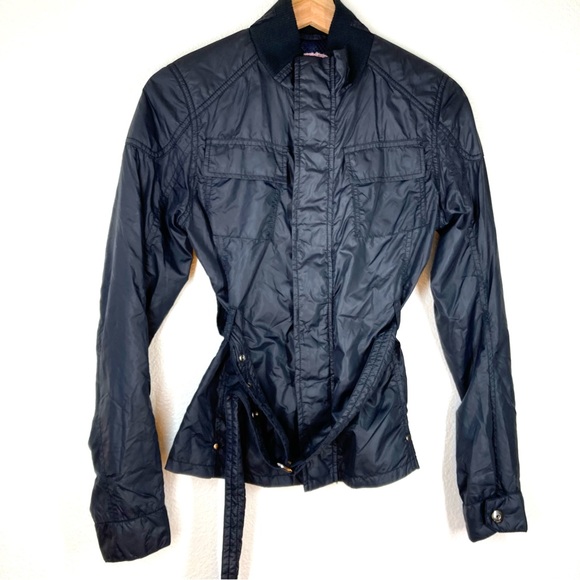 Free People Jackets & Blazers - Free People Lightweight jacket belted windbreaker Black Size 2